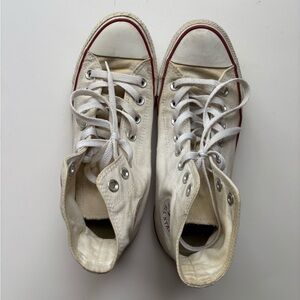Converse White Chuck Taylors Size Men's 7 Women's 9